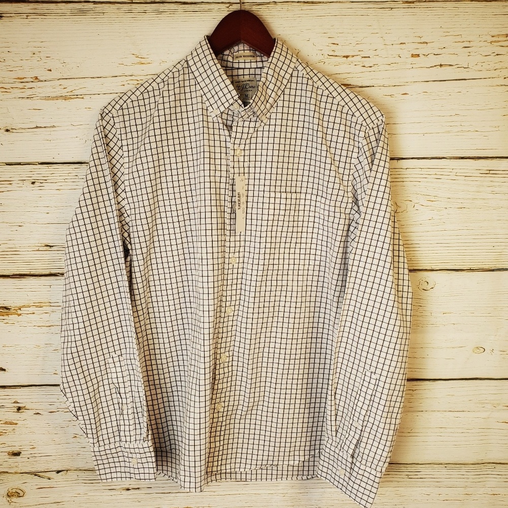 Jcrew slim untucked secret wash stretch